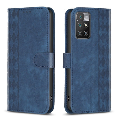 Plaid Embossed Leather Phone Case