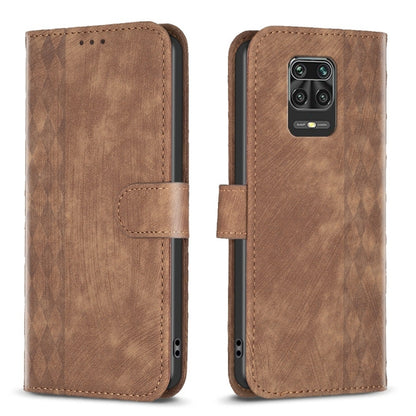 Plaid Embossed Leather Phone Case