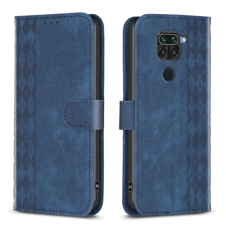 Plaid Embossed Leather Phone Case