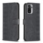 Plaid Embossed Leather Phone Case, For Xiaomi Poco M3 Pro, For Xiaomi 11 Lite, For Xiaomi Redmi Note 10 4G, For Xiaomi Redmi Note 10 Pro