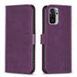 Plaid Embossed Leather Phone Case, For Xiaomi Poco M3 Pro, For Xiaomi 11 Lite, For Xiaomi Redmi Note 10 4G, For Xiaomi Redmi Note 10 Pro