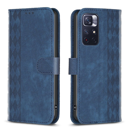 Plaid Embossed Leather Phone Case