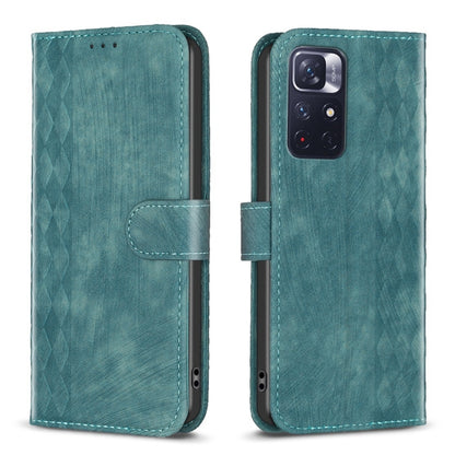 Plaid Embossed Leather Phone Case