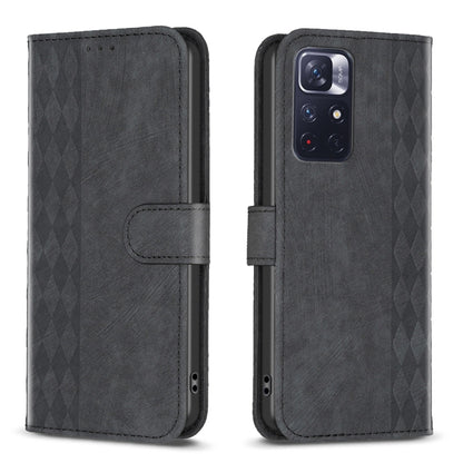 Plaid Embossed Leather Phone Case