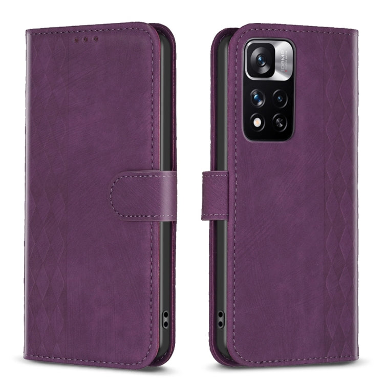 Plaid Embossed Leather Phone Case, Series 1