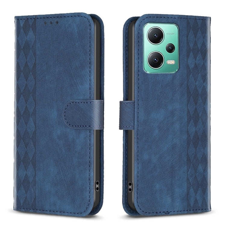 Plaid Embossed Leather Phone Case, Series 2