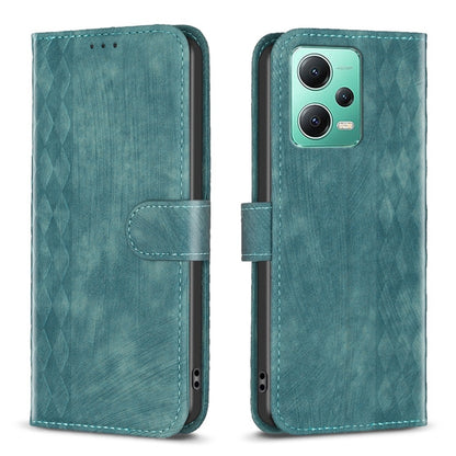 Plaid Embossed Leather Phone Case, Series 2