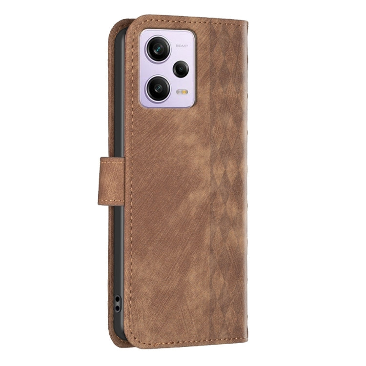 Plaid Embossed Leather Phone Case, Series 2