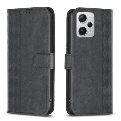 Plaid Embossed Leather Phone Case, Series 4