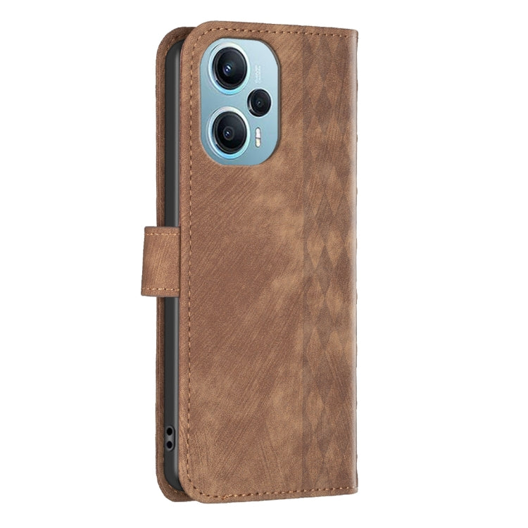 Plaid Embossed Leather Phone Case