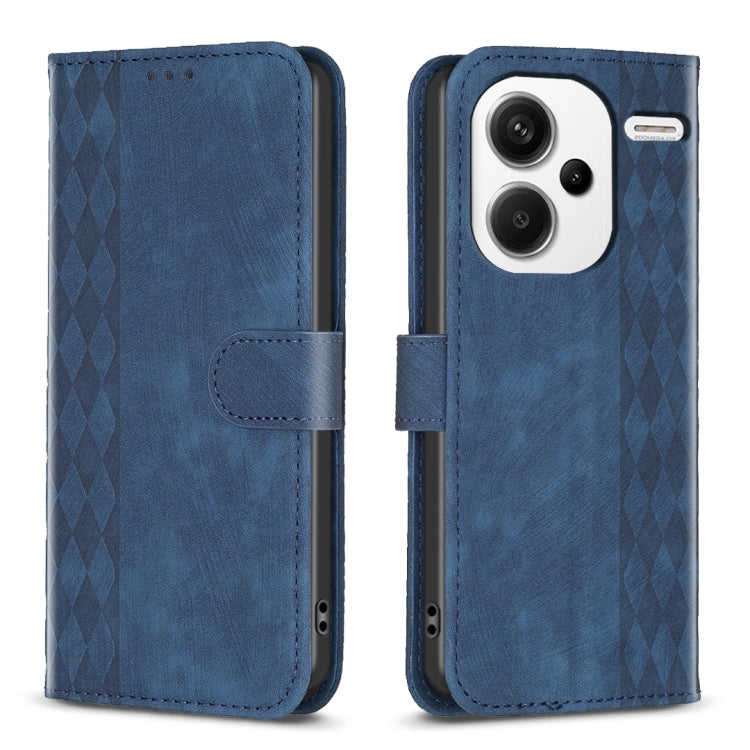 Plaid Embossed Leather Phone Case, Series 3