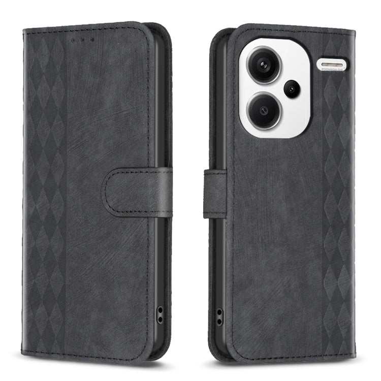 Plaid Embossed Leather Phone Case, Series 3