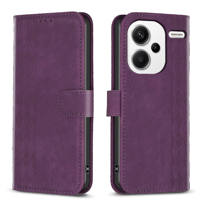 Plaid Embossed Leather Phone Case, Series 3