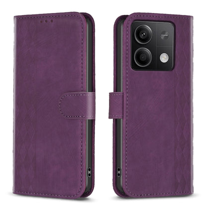 Plaid Embossed Leather Phone Case, Series 2