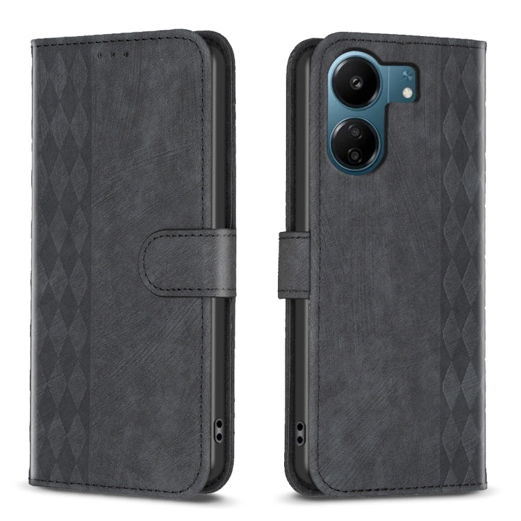 Plaid Embossed Leather Phone Case, Series 2