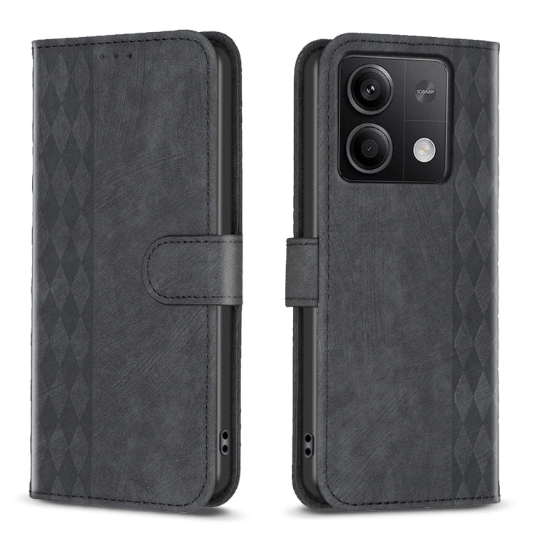 Plaid Embossed Leather Phone Case, Series 4