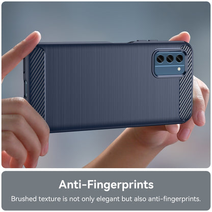 Brushed Texture Carbon Fiber TPU Phone Case