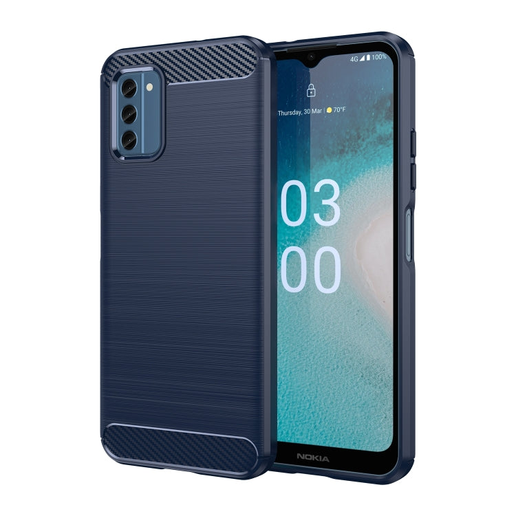 Brushed Texture Carbon Fiber TPU Phone Case, For Nokia C300, For Nokia C32