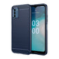 Brushed Texture Carbon Fiber TPU Phone Case, For Nokia C300, For Nokia C32