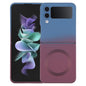 Liquid TPU Silicone Gradient MagSafe Phone Case, For Samsung Galaxy Z Flip3 5G, For Samsung Galaxy Z Flip5, For Samsung Galaxy Z Flip4