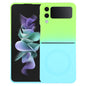 Liquid TPU Silicone Gradient MagSafe Phone Case, For Samsung Galaxy Z Flip3 5G, For Samsung Galaxy Z Flip5, For Samsung Galaxy Z Flip4