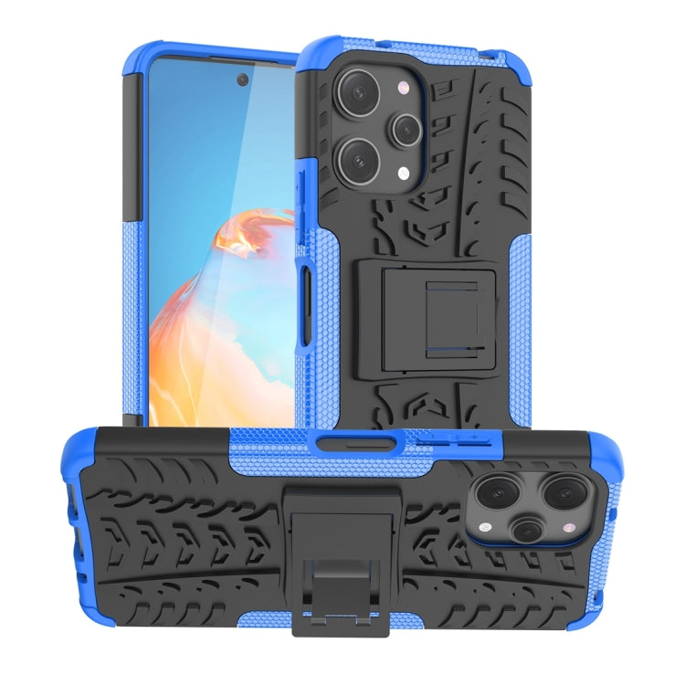 Tire Texture TPU + PC Phone Case with Holder, For Xiaomi Redmi Note 13 Pro+ 5G, For Xiaomi Redmi Note 13 Pro 5G Global, For Xiaomi Redmi 12 4G, For Xiaomi Redmi Note 12S / 11S / 11, For Xiaomi Redmi Note 12 4G Global