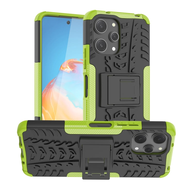 Tire Texture TPU + PC Phone Case with Holder, For Xiaomi Redmi Note 13 Pro+ 5G, For Xiaomi Redmi Note 13 Pro 5G Global, For Xiaomi Redmi 12 4G, For Xiaomi Redmi Note 12S / 11S / 11, For Xiaomi Redmi Note 12 4G Global