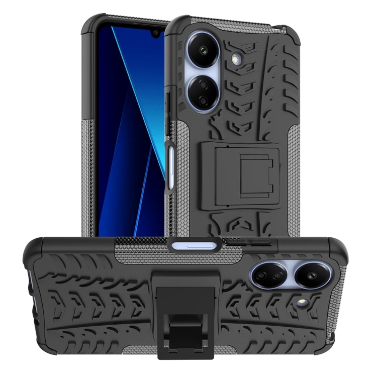 Tire Texture TPU + PC Phone Case with Holder, Series 2