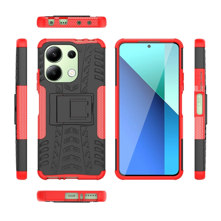 Tire Texture TPU + PC Phone Case with Holder, Series 2