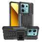 Tire Texture TPU + PC Phone Case with Holder, For Xiaomi Redmi Note 13 4G, For Xiaomi Redmi Note 13 5G Global, For Xiaomi Redmi Note 13 Pro+ 5G, For Xiaomi Redmi Note 13 Pro 5G Global, For Xiaomi Redmi Note 12S / 11S / 11                               ...