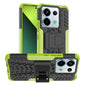 Tire Texture TPU + PC Phone Case with Holder, For Xiaomi Redmi Note 13 4G, For Xiaomi Redmi Note 13 5G Global, For Xiaomi Redmi Note 13 Pro+ 5G, For Xiaomi Redmi Note 13 Pro 5G Global, For Xiaomi Redmi Note 12S / 11S / 11                               ...