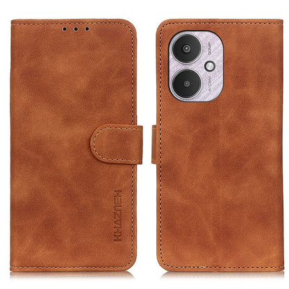 KHAZNEH Retro Texture Flip Leather Phone Case