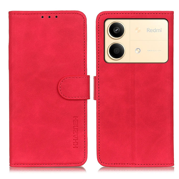 KHAZNEH Retro Texture Flip Leather Phone Case