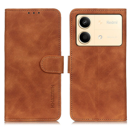 KHAZNEH Retro Texture Flip Leather Phone Case, Series 2