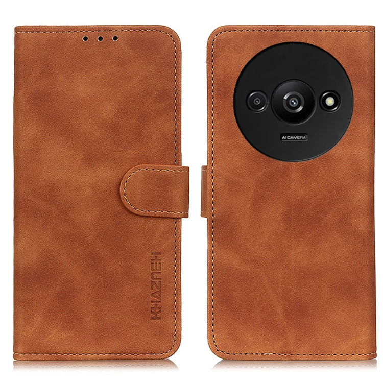 KHAZNEH Retro Texture Flip Leather Phone Case