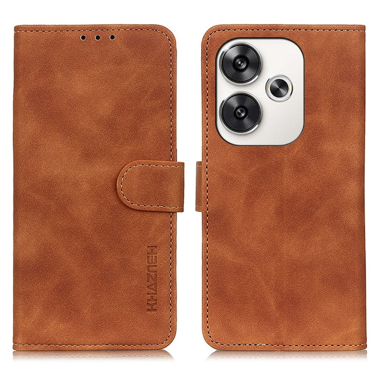 KHAZNEH Retro Texture Flip Leather Phone Case, Series 2