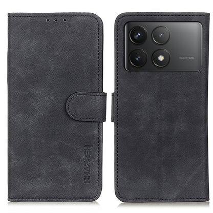 KHAZNEH Retro Texture Flip Leather Phone Case