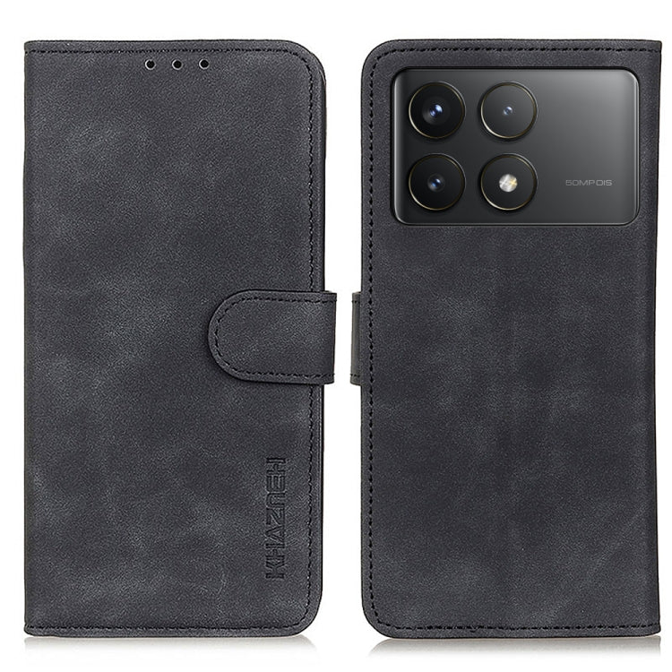 KHAZNEH Retro Texture Flip Leather Phone Case, Series 1