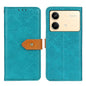 European Floral Embossed Leather Phone Case