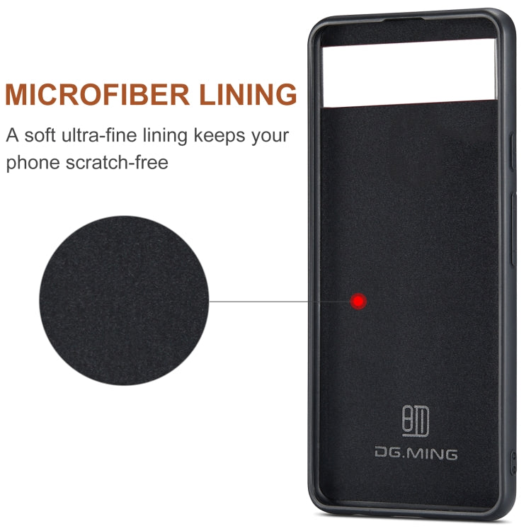 DG.MING M2 Series 3-Fold Multi Card Bag + Magnetic Phone Case, For Google Pixel 7A, For Google Pixel 6