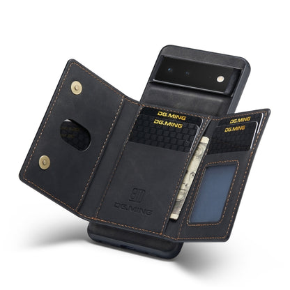 DG.MING M2 Series 3-Fold Multi Card Bag + Magnetic Phone Case, For Google Pixel 6