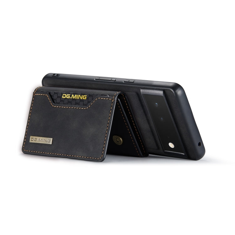 DG.MING M2 Series 3-Fold Multi Card Bag + Magnetic Phone Case, For Google Pixel 6