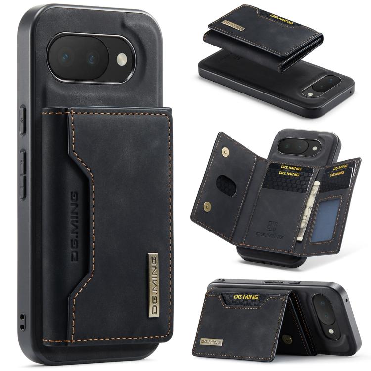 DG.MING M2 Series 3-Fold Multi Card Bag + Magnetic Phone Case, For Google Pixel 11 Pro XL, For Google Pixel 11, For Google Pixel 11 Pro, For Google Pixel 10a