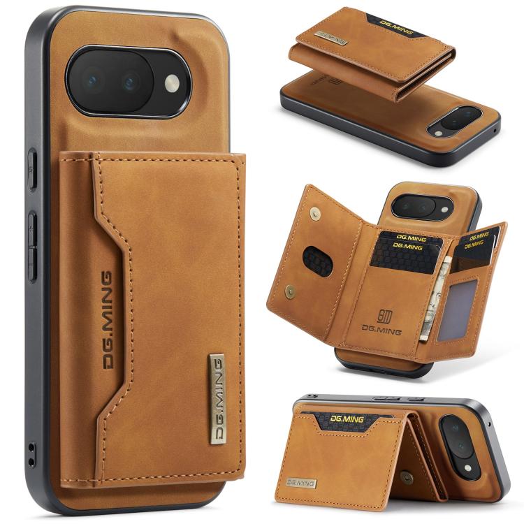 DG.MING M2 Series 3-Fold Multi Card Bag + Magnetic Phone Case, For Google Pixel 11 Pro XL, For Google Pixel 11, For Google Pixel 11 Pro, For Google Pixel 10a