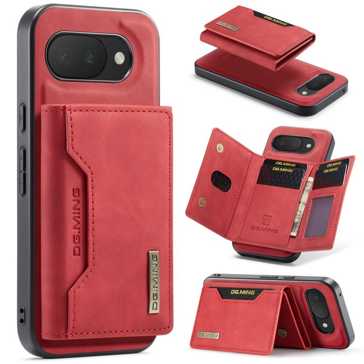 DG.MING M2 Series 3-Fold Multi Card Bag + Magnetic Phone Case, For Google Pixel 11 Pro XL, For Google Pixel 11, For Google Pixel 11 Pro, For Google Pixel 10a