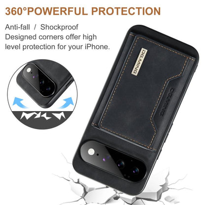 DG.MING M2 Series 3-Fold Multi Card Bag + Magnetic Phone Case, For Google Pixel 11 Pro XL, For Google Pixel 11, For Google Pixel 11 Pro, For Google Pixel 10a