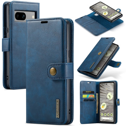 DG.MING Crazy Horse Texture Detachable Magnetic Leather Phone Case
