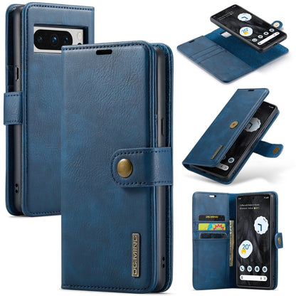 DG.MING Crazy Horse Texture Detachable Magnetic Leather Phone Case