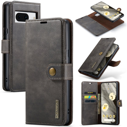 DG.MING Crazy Horse Texture Detachable Magnetic Leather Phone Case