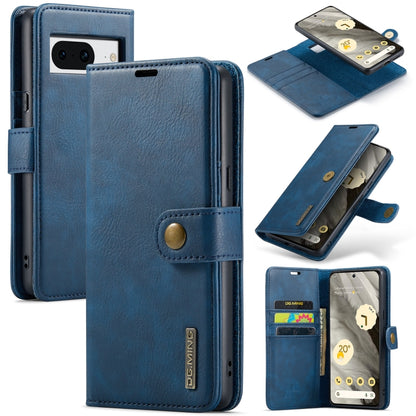 DG.MING Crazy Horse Texture Detachable Magnetic Leather Phone Case